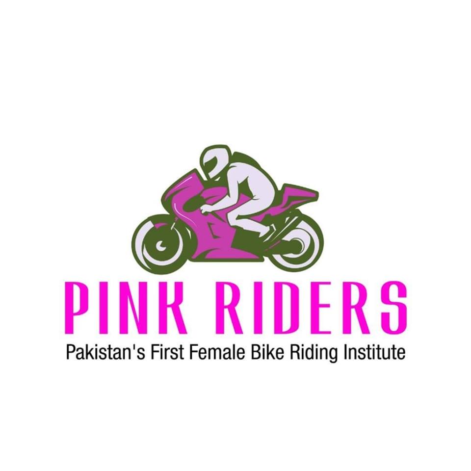 pink riders Pakistan's first female bike riding institute