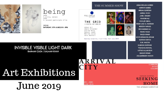 art exhibitions June 2019