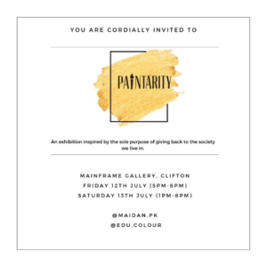 paintarity invitation card