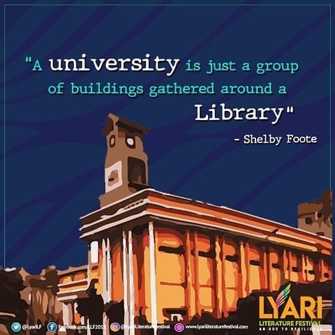lyari literature festival university library