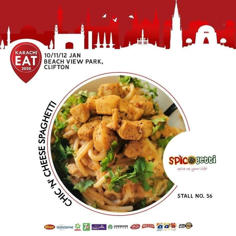 SpicOgetti Stall in Karachi Eat 2020 | Ticketwala.pk