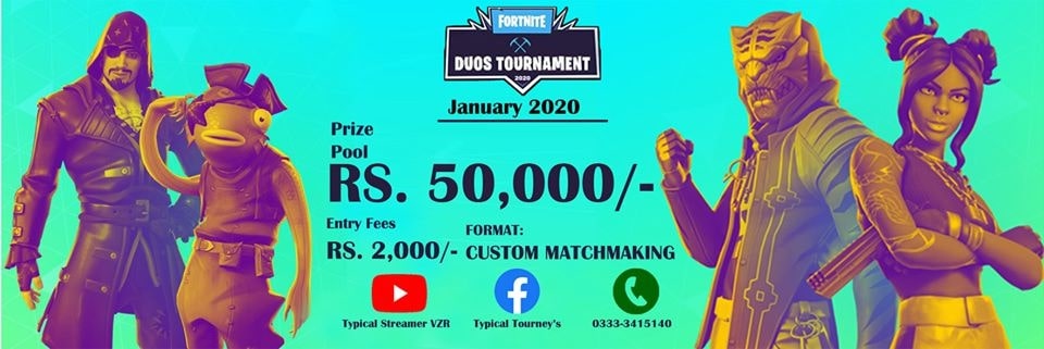 Fornite Duo Competition | Ticketwala.pk
