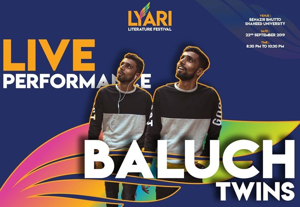 Lyari literature festival baluch twins