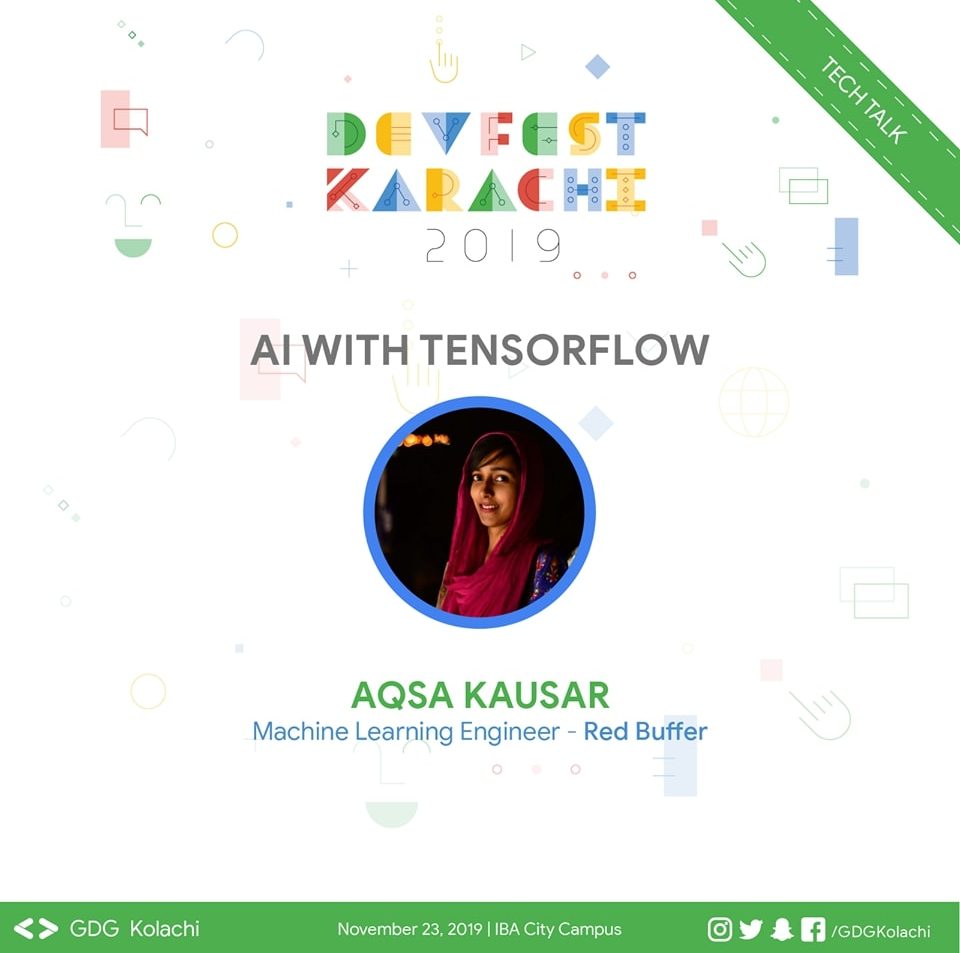 Aqsa Kausar | DEVFEST Karachi 2019