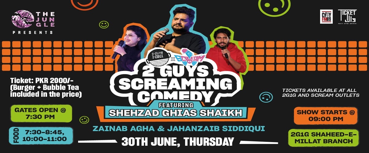 2 Guys Screaming Comedy on a Thursday night!! 