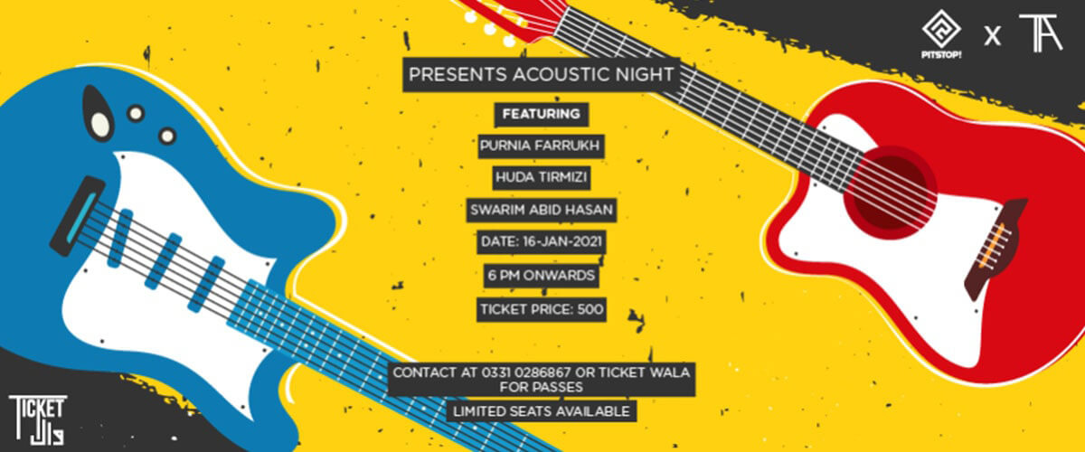 Acoustic Night - Track Arts X Pit Stop