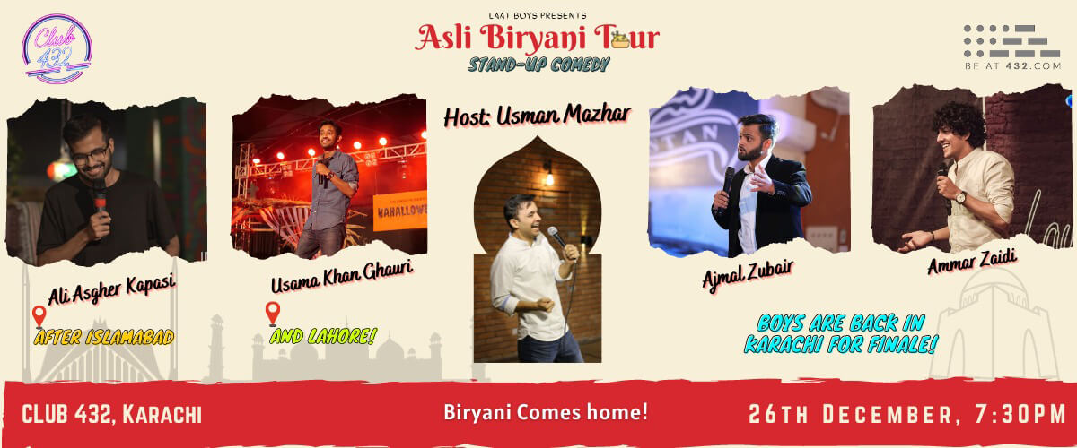 Asli Biryani Tour - Standup Comedy