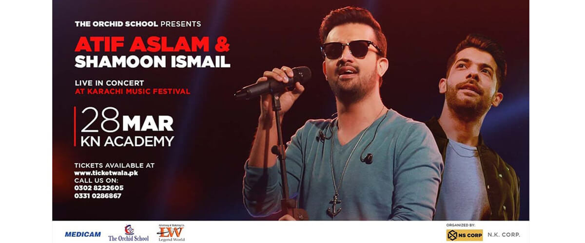 Atif Aslam and Shamoon Ismail | Live in Concert at Karachi Music Festival