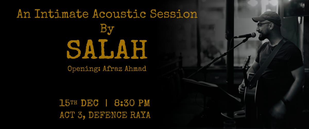 An Intimate Acoustic Session By Salah