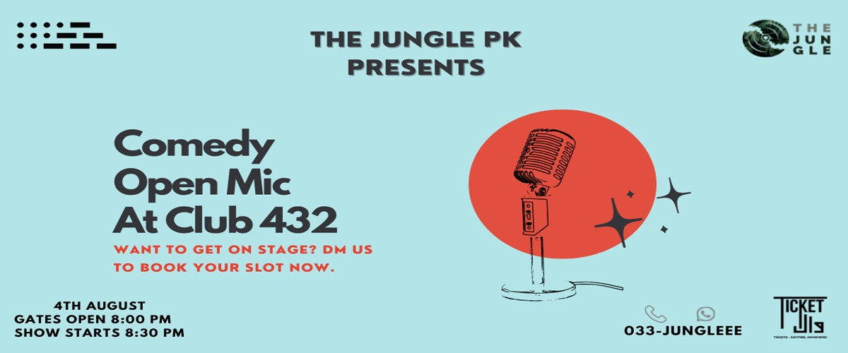 The Jungle Presents - Comedy Open Mic At Club 432