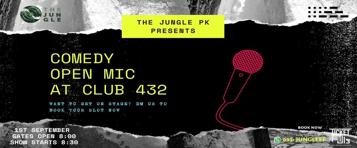 Jungle Present - Comedy Open Mic - at Club432
