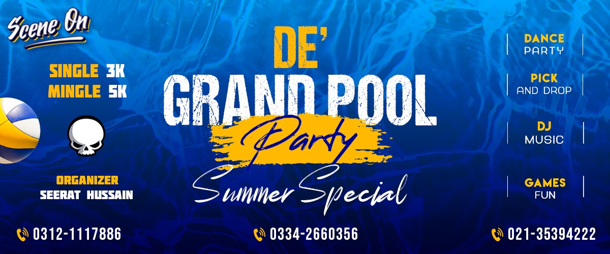 DE Grand pool party