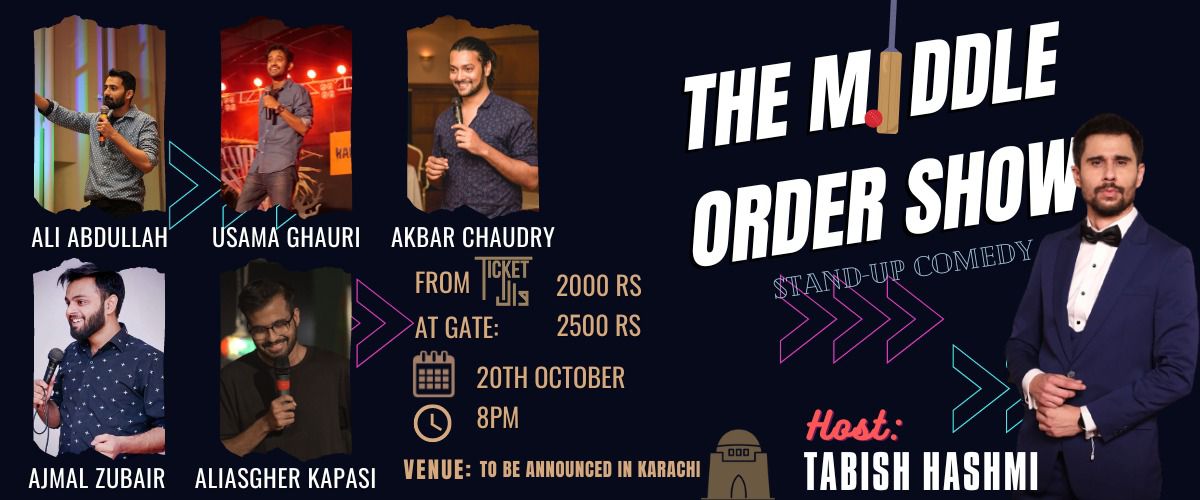 The Middle Order A Stand Up Comedy Show