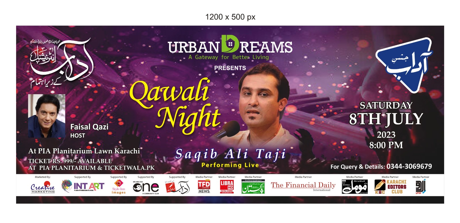 Qawali Night Musical Evening with Saqib Ali Taji