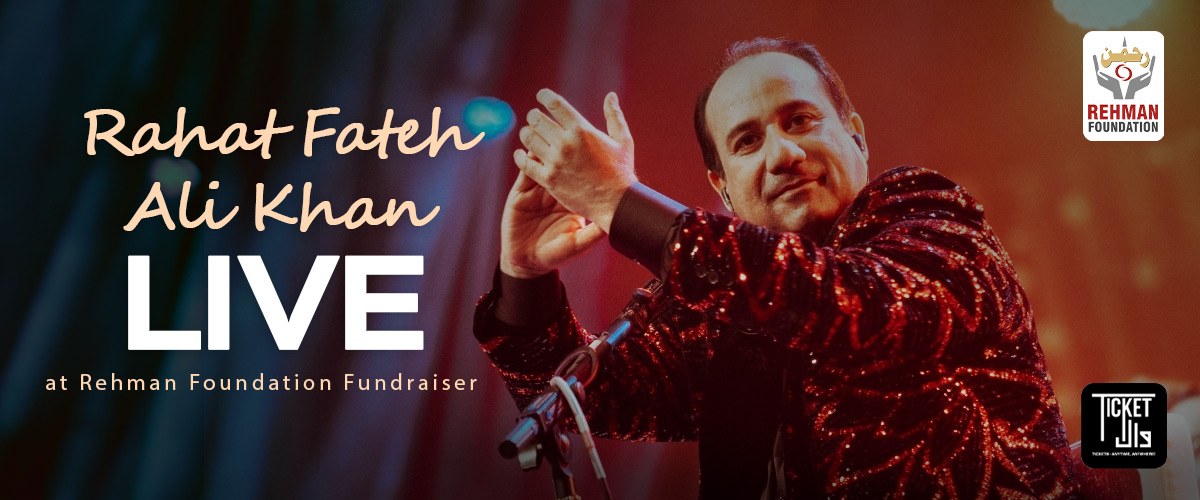 Rahat Fateh Ali Khan Live at Rehman Foundation Fundraiser