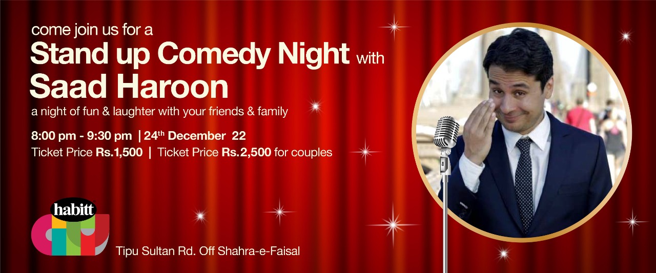 Stand Up Comedy Night With Saad Haroon