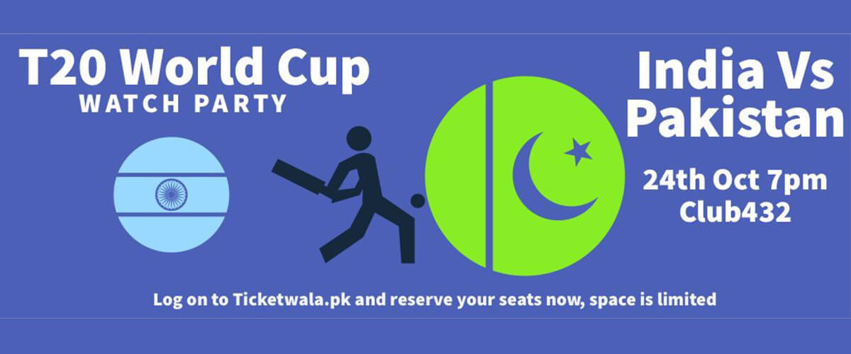 T20 World Cup Screening India Vs Pakistan  @ Club 432