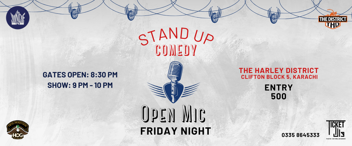 Comedy Open Mic At Harley District
