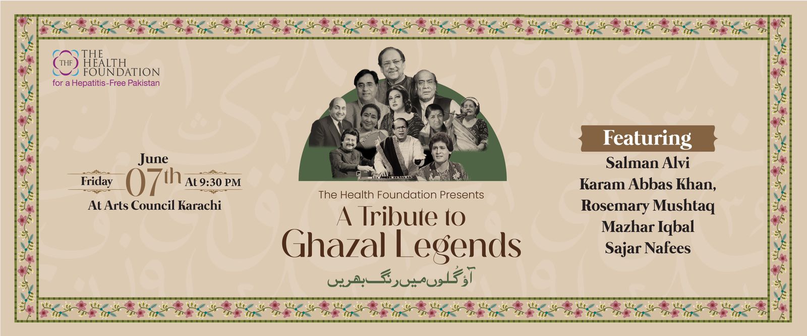 A Tribute to Ghazal Legends Featuring Salman Alvi 