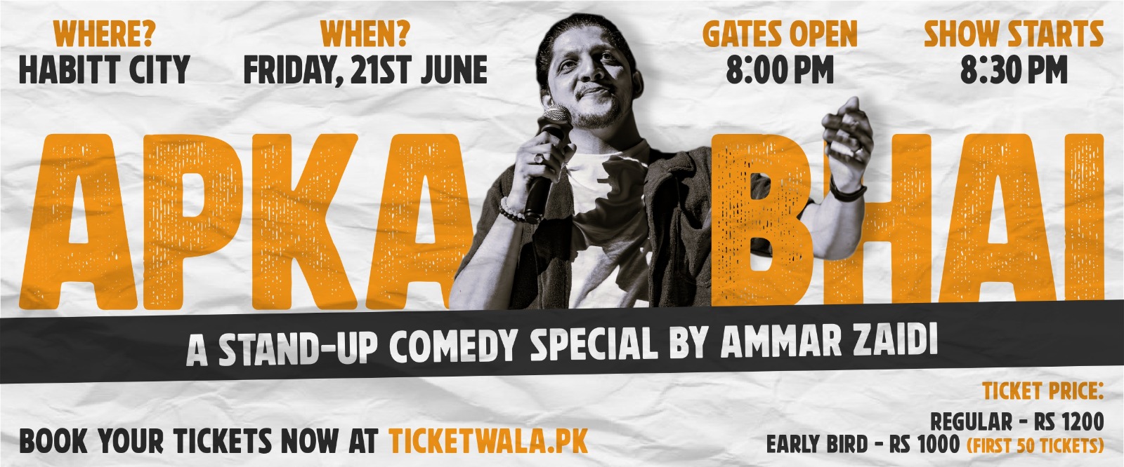 Apka Bhai - A stand-up comedy special by Ammar Zaidi