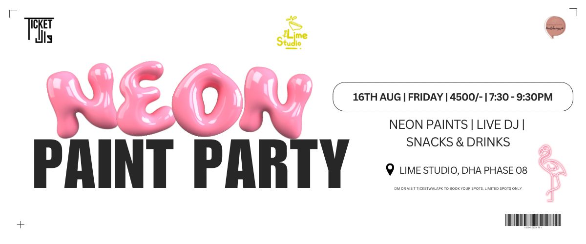 Neon Painting Party-16th Aug