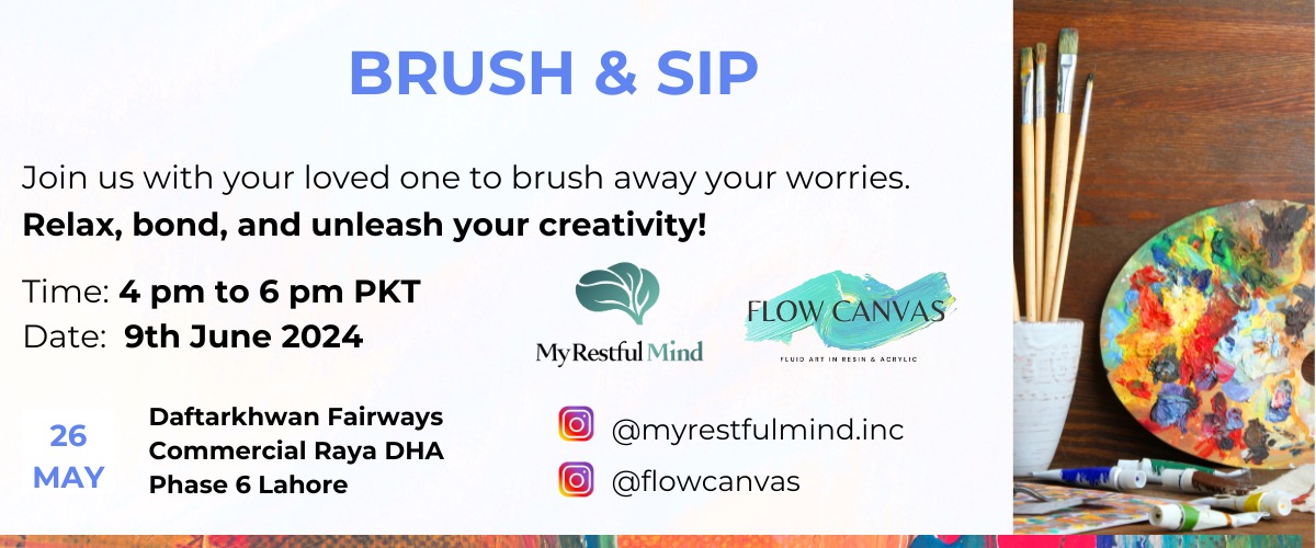 Brush & Sip - A Creative Escape for Young People and Couples