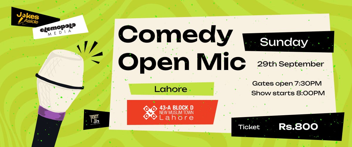 Comedy Open Mic Lahore- 29th September