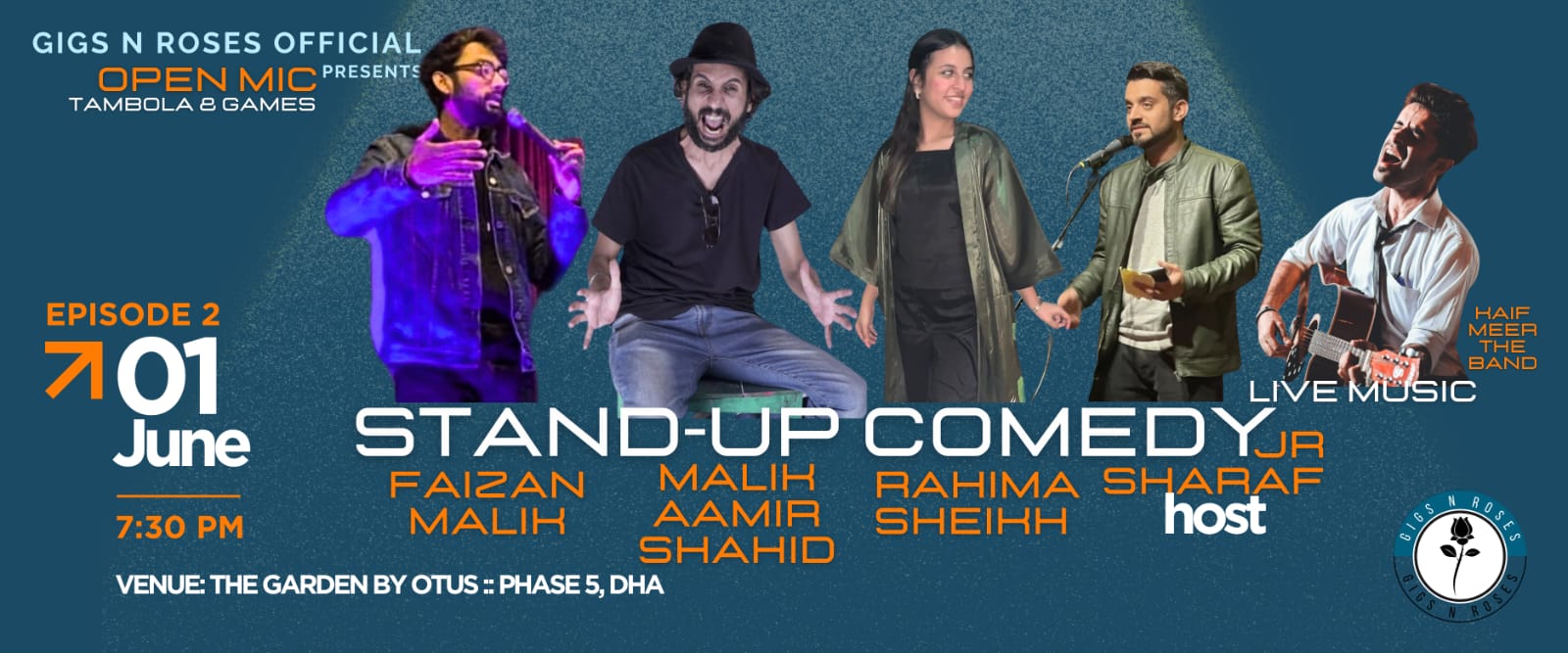 Stand-up Comedy and Live Music