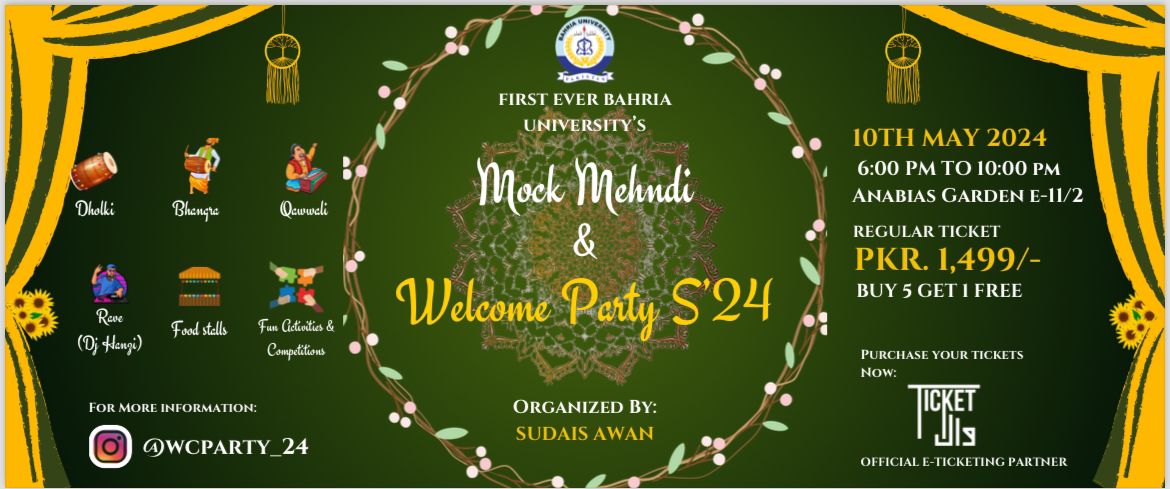 Mock Mehndi & Welcome Party S'24
