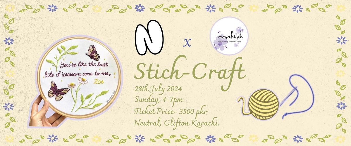 Stitch-Craft, an Embroidery Workshop