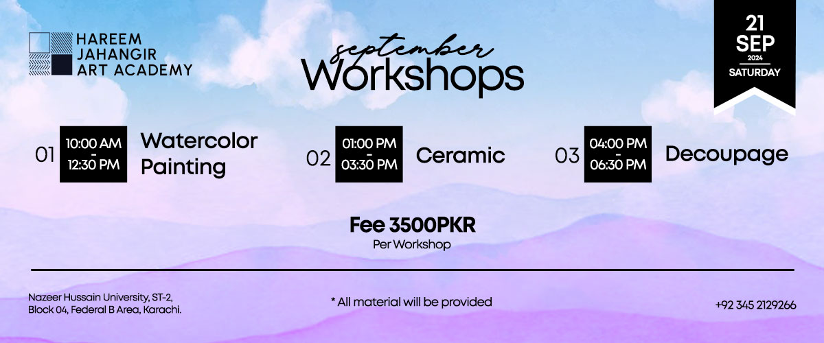 Exclusive Art Workshop Series