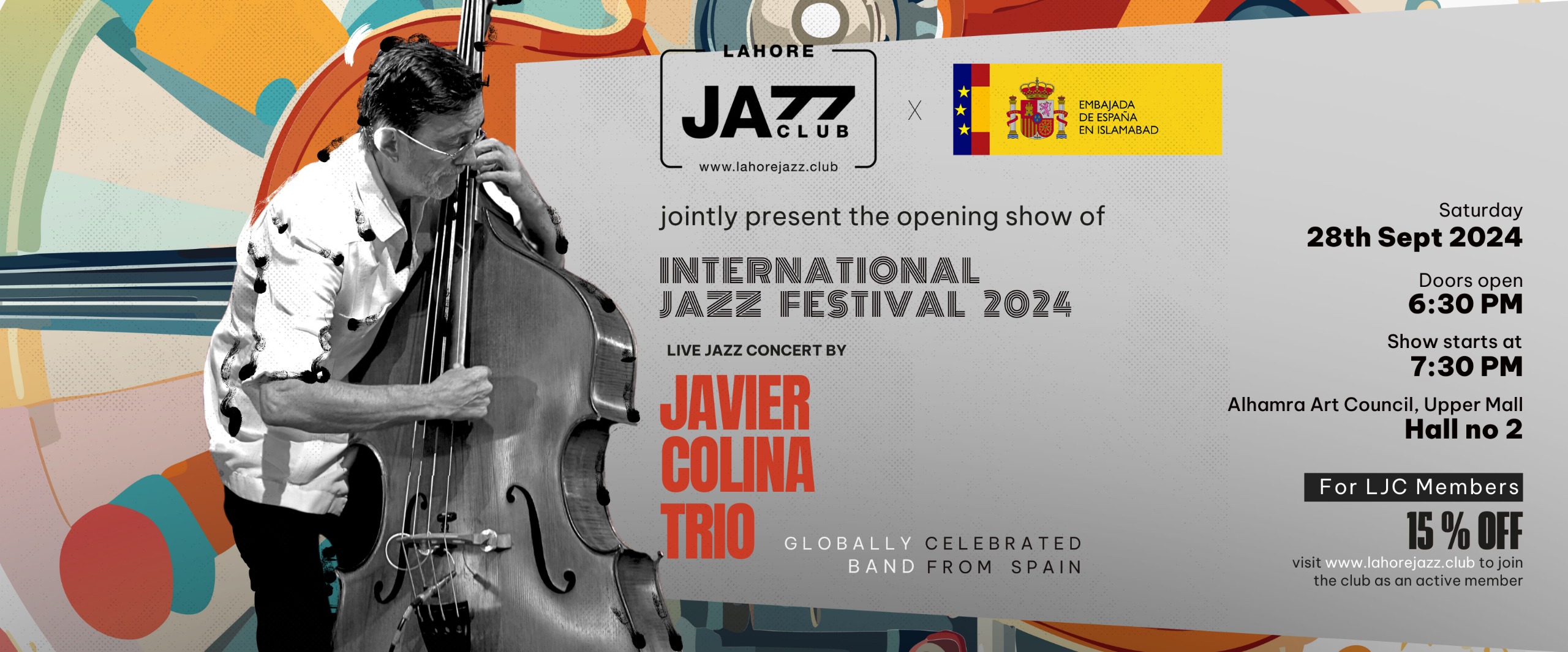 Legendary Return: Spain’s Javier Colina Trio Live in Lahore